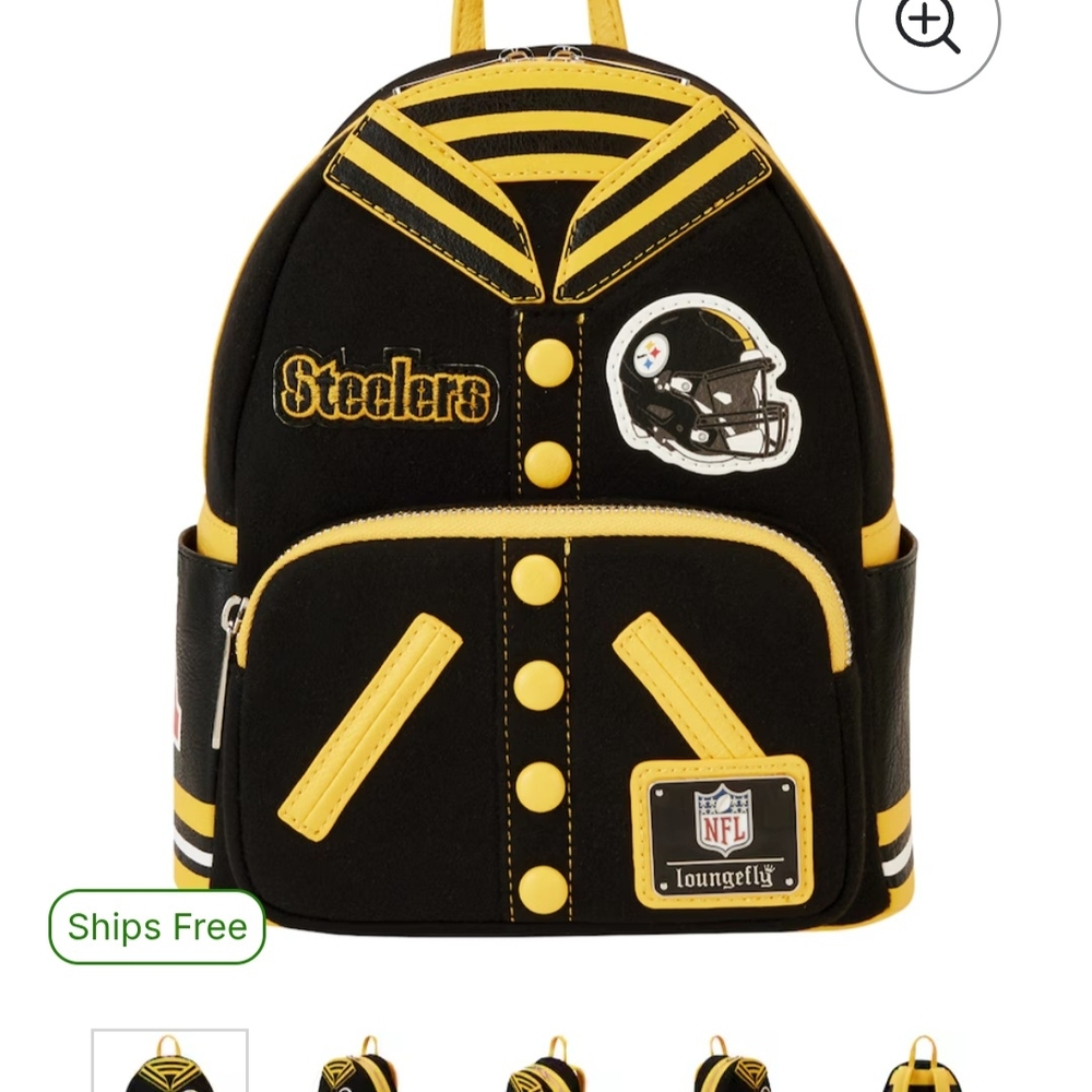 Black and Yellow Backpack - Picture 2 of 7